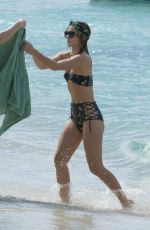 SUKI and MADDI WATERHOUSE in Bikinis at a Beach in Barbados 12/21/2016