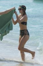 SUKI and MADDI WATERHOUSE in Bikinis at a Beach in Barbados 12/21/2016