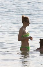 SUKI, IMMY and ELIZABETH WATERHOUSE in Bikinis on the Beach in Barbados 12/25/2016