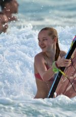 SUKI, IMMY and MADDI WATERHOUSE in Bikinis at a Beach in Barbados 12/26/2016