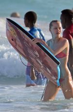 SUKI, IMMY and MADDI WATERHOUSE in Bikinis at a Beach in Barbados 12/26/2016