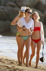 SUKI WATERHOUSE in Bikini at a Beach in Barbados 12/27/2016