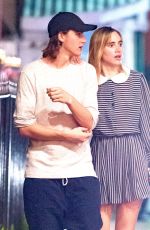 SUKI WATERHOUSE Out with Her Brother in Holetown 12/28/2016