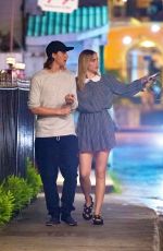 SUKI WATERHOUSE Out with Her Brother in Holetown 12/28/2016