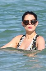 SUSIE AMY in Swimsuit at a Beach in Miami 12/28/2016