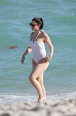 SUSIE AMY in Swimsuit on the Beach in Miami 12/27/2016