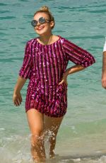 TALLIA STORM at Christmas Eve Beach Stroll in Bridgetown 12/24/2016