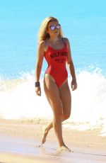 TALLIA STORM in Baywatch Swimsuit on the Beach in Barbados 12/29/2016 x12