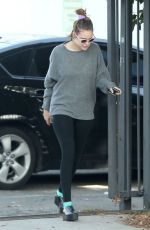 TALLULAH WILLIS Arrives at a Gym in West Hollywood 12/14/2016