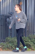 TALLULAH WILLIS Arrives at a Gym in West Hollywood 12/14/2016
