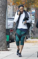 TAMERA MOWRY Leaves a Gym in Los Angeles 12/21/2016