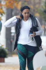 TAMERA MOWRY Leaves a Gym in Los Angeles 12/21/2016