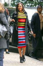 TARAJI P. HENSON Leaves ABC Studios in New York 12/08/2016