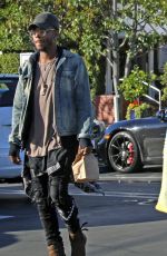 TARAJI P. HENSON Out for Christmas Shopping in West Hollywood 12/22/2016