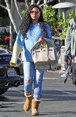 TARAJI P. HENSON Out for Christmas Shopping in West Hollywood 12/22/2016