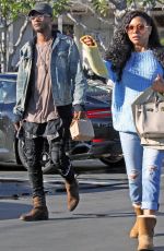 TARAJI P. HENSON Out for Christmas Shopping in West Hollywood 12/22/2016