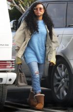 TARAJI P. HENSON Out for Christmas Shopping in West Hollywood 12/22/2016