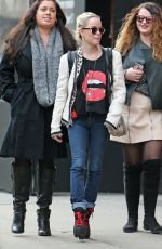TARYN MANNING Out in New York 12/13/2016