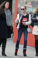 TARYN MANNING Out in New York 12/13/2016