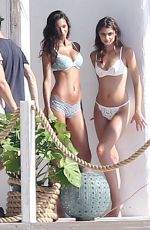 TAYLOR MARIE HILL on the Set of VS Photoshoot in Miami 12/13/2016