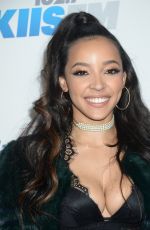 TINASHE at 102.7 Kiis FM’s Jingle Ball 2016 in Los Angeles 12/02/2016