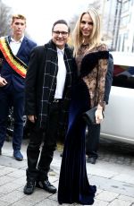 TONYA KINZINGER Arrives at Lido in Paris 12/18/2016