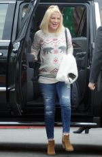 TORI SPELLING Out and About in Studio City 12/21/2016