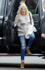 TORI SPELLING Out and About in Studio City 12/21/2016