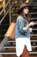 TROIAN BELLISARIO Out Shopping at The Grove in Los Angeles 12/12/2016