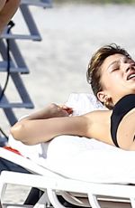 URSULA CORBERO and Chino Darin on the Beach in Miami 12/04/2016