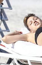 URSULA CORBERO and Chino Darin on the Beach in Miami 12/04/2016