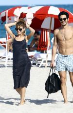 URSULA CORBERO and Chino Darin on the Beach in Miami 12/04/2016