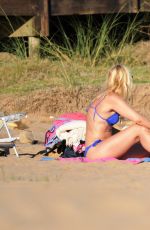 VALERIA MAZZA in Bikini on the Beach in Punta Del Este 12/23/2016