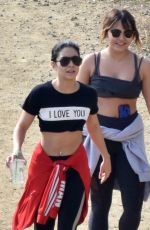 VANESSA and STELLA HUDGENS Out Hiking in Los Angeles 12/09/2016