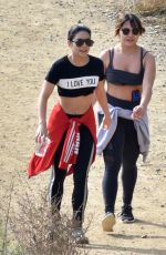 VANESSA and STELLA HUDGENS Out Hiking in Los Angeles 12/09/2016