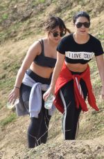 VANESSA and STELLA HUDGENS Out Hiking in Los Angeles 12/09/2016