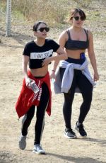 VANESSA and STELLA HUDGENS Out Hiking in Los Angeles 12/09/2016