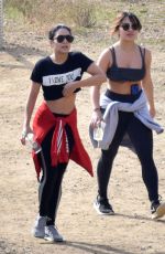 VANESSA and STELLA HUDGENS Out Hiking in Los Angeles 12/09/2016