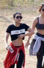 VANESSA and STELLA HUDGENS Out Hiking in Los Angeles 12/09/2016