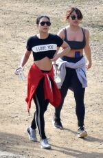 VANESSA and STELLA HUDGENS Out Hiking in Los Angeles 12/09/2016