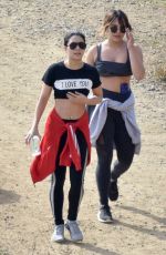 VANESSA and STELLA HUDGENS Out Hiking in Los Angeles 12/09/2016