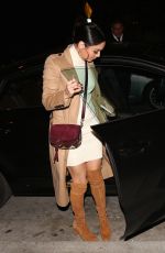 VANESSA HUDGENS Out for Dinner at Catch LA in West Hollywood 12/27/2016