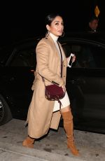 VANESSA HUDGENS Out for Dinner at Catch LA in West Hollywood 12/27/2016