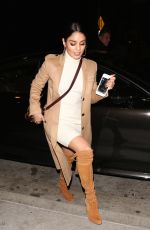 VANESSA HUDGENS Out for Dinner at Catch LA in West Hollywood 12/27/2016