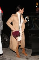 VANESSA HUDGENS Out for Dinner at Catch LA in West Hollywood 12/27/2016