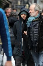VANESSA PARADIS Out and About in Paris 12/22/2016