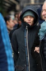 VANESSA PARADIS Out and About in Paris 12/22/2016