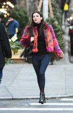 VICTORIA JUSTICE Out and About in New York 12/04/2016