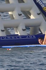 VICTORIA SILVSTEDT at a Yacht on Vacation in St. Barths 12/23/2016