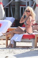 VICTORIA SILVSTEDT in Bikini at a Beach in St. Barthelemy 12/28/2016
